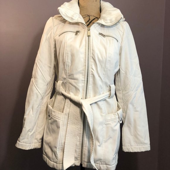 Avanti Jackets & Blazers - Avanti Soft Shell Jacket White Trench Coat Small